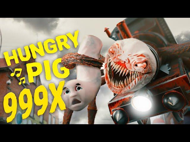 [999X SPEED] Choo Choo Charles - Hungry Pig (official song)