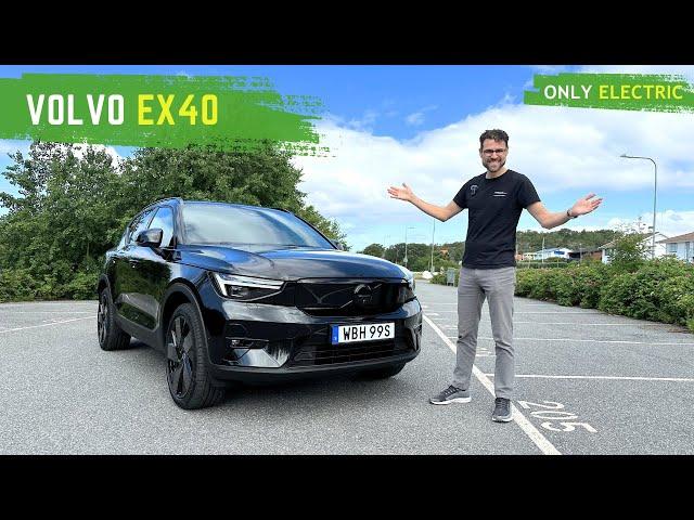 2025 Volvo EX40 - 440 Electric Horsepowers with a Sinister Look !