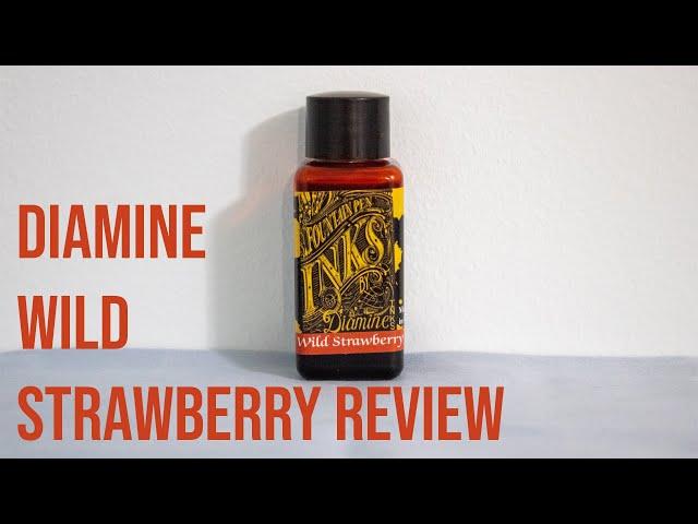 Diamine Wild Strawberry Review | Ink Review #2
