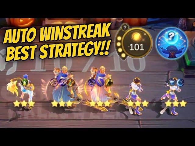 UNLIMITED GOLD UNLIMITED 3 STAR !! TOP 1 STRATEGY !! MAGIC CHESS MOBILE LEGENDS