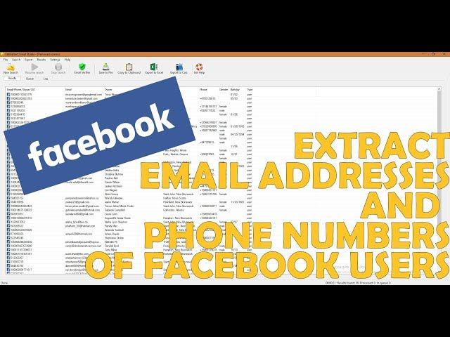 How to Extract Facebook Group Members Emails & Phones