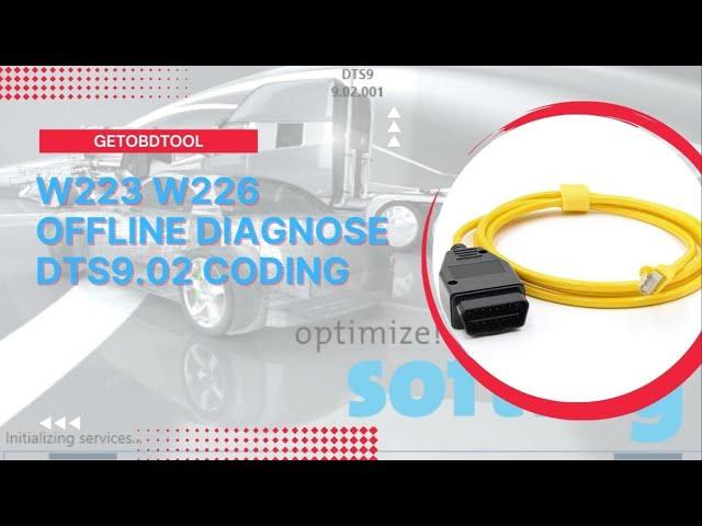 How to Diagnose and Coding W223 EZS with Enet Cable and DTS9.02