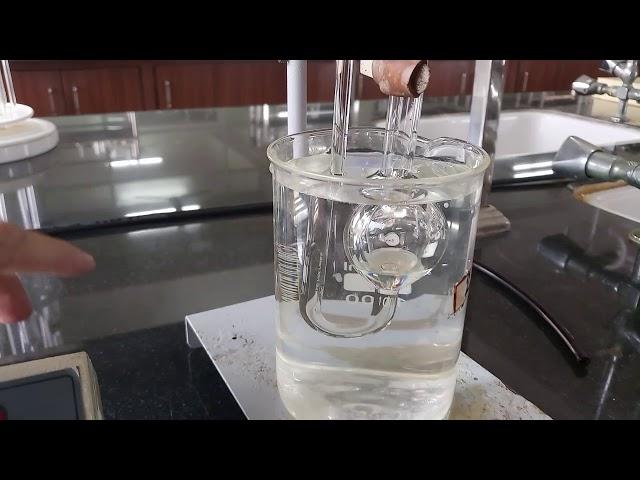 Determination of Viscosity coefficient of the Organic Liquid