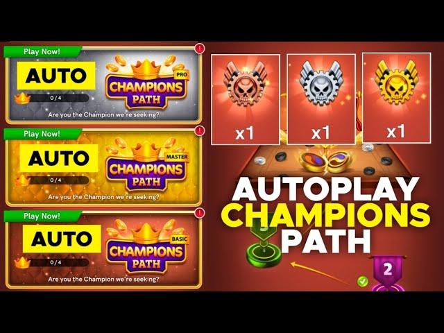 Auto Champions Play | Carrom Pool Back to Back All Medals Collect | Jamot Gaming