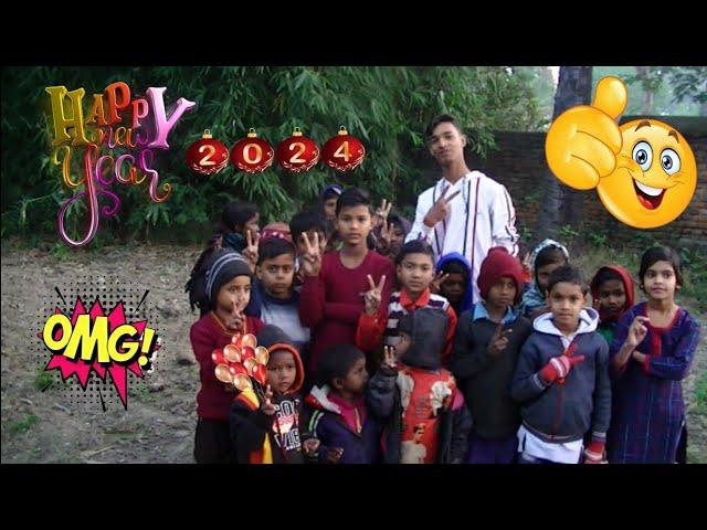 This new year  celebrate on helpless and homless child  ||Htr Vlogs