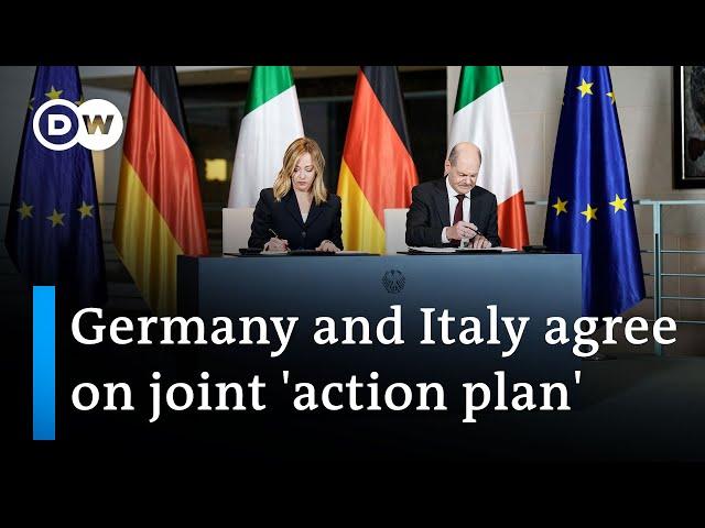 Germany and Italy find common ground on immigration | DW News