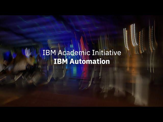 Academic Initiative IBM Robotic Process Automation