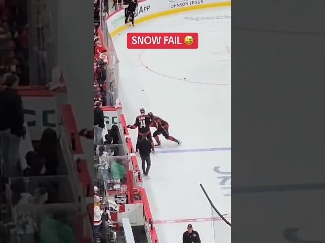 Crashed into the boards  (via AllCanesNetwork/X)