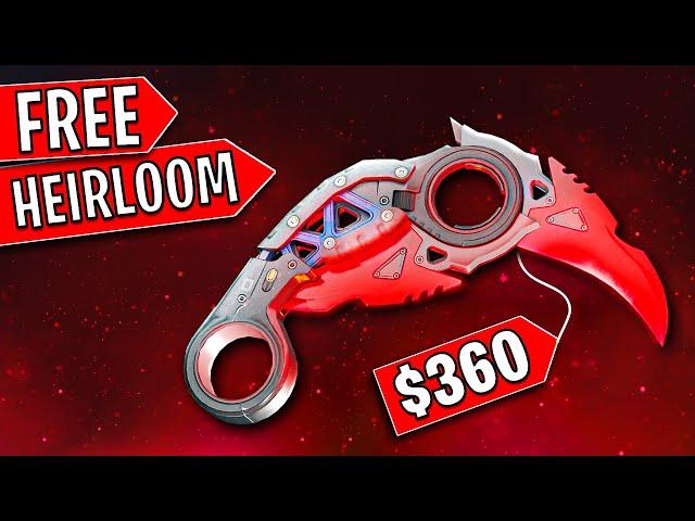 Unlocking The New $360 HEIRLOOM KARAMBIT & P2W Skins for FREE!