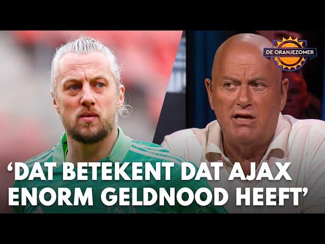 Jack van Gelder constateert: 'Als Pasveer keept, betekent het dat Ajax enorme geldnood heeft'