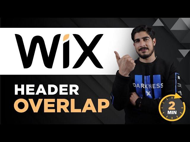 Header Overlap In Wix 2024 | How To Create Header Overlap In Wix | Wix Header Overlap Tutorial