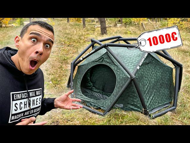 The TENT REVOLUTION?! - Inflatable 3-man tent for 1000€ in the test | Survival Mattin