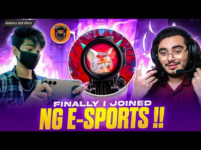 Finnally i Joined Ng E-Sports [ Nonstop Gaming ]  | @BlackShoutGaming Shocked !!