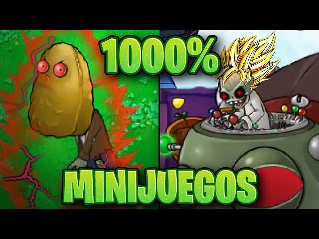 ¿Es posible terminar los MINIJUEGOS de PVZ pero todos los ZOMBIES tienen x10 veces mas VIDA?