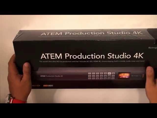 Unboxing - ATEM Production Studio 4K