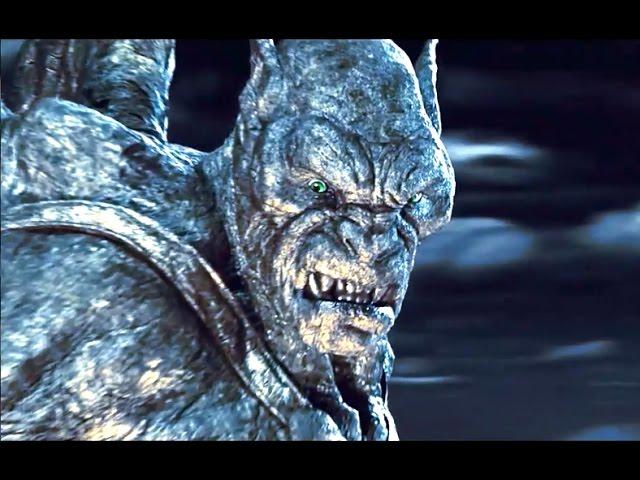 BEAST Demon vs Gargoyles Fight Scene - HD