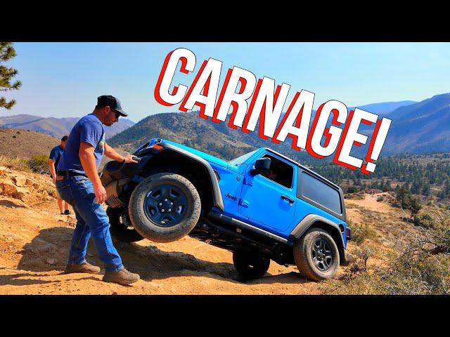 Brand New Cheap Jeep vs Extreme Trail: It Did NOT Go Well...