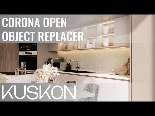 Corona Open Object Replacer