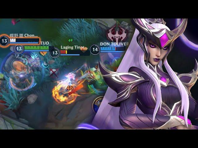 Wild Rift Syndra Mid Lane Gameplay in Season 15 (Build & Runes)