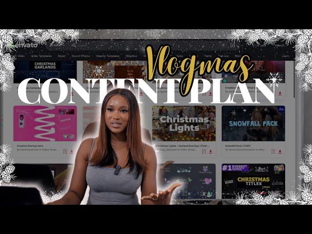 How to Plan 25 Days of Vlogmas Content (That Actually Works!)