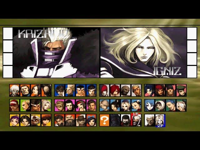 The King of Fighters 2001 All Characters [PS2]