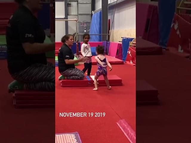 Never forget how far you have come ️‍️  : mini_gymnast_skylar (IG) #Gymnastics #Sia