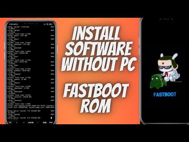  How To Install Software In Xiaomi phone without pc !! Flash Fastboot Rom Without Pc !!