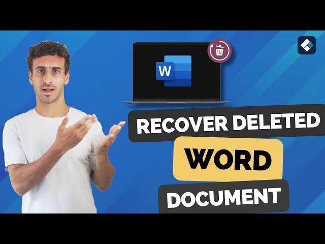 7 Methods to Recover Deleted Word Document Files  (2024 new)