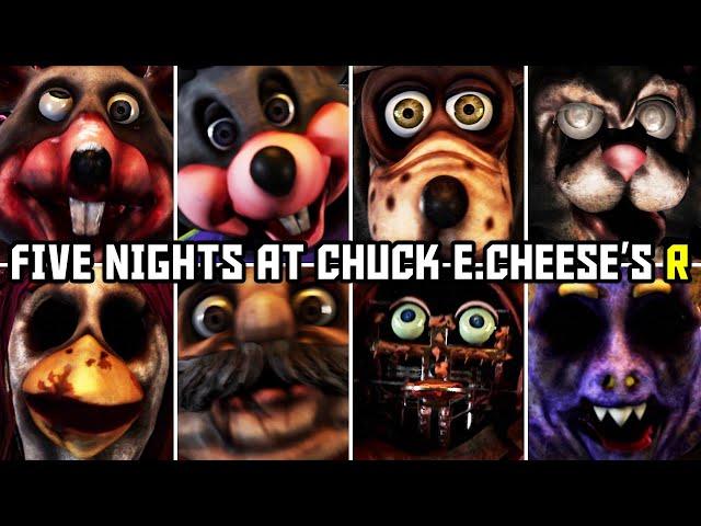 Five Nights at Chuck E. Cheese's Rebooted - All Jumpscares & Game Over Scenes