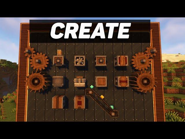 Guide to Create 1.18.2 - 1.19.2 #1 Basics (minecraft java edition)