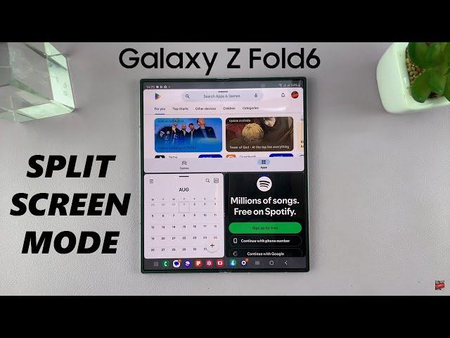 How To Use Split Screen (Multi Windows) In Samsung Galaxy Z Fold 6