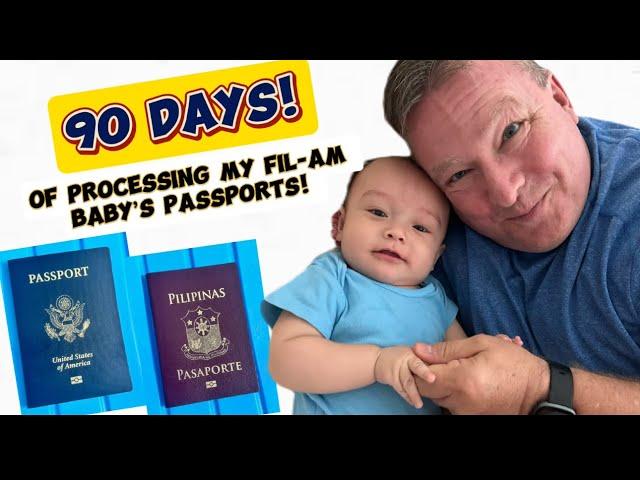 Processing your baby’s PASSPORT in just 3 MONTHS! #philippines #usa