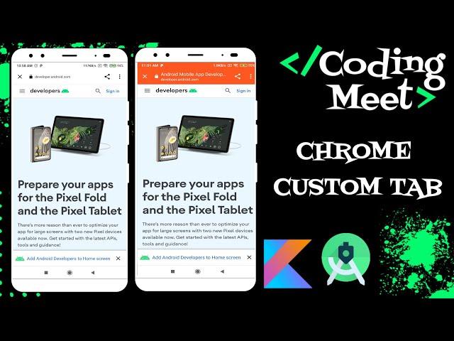 How to Implement Chrome Custom Tab in Android Studio Kotlin