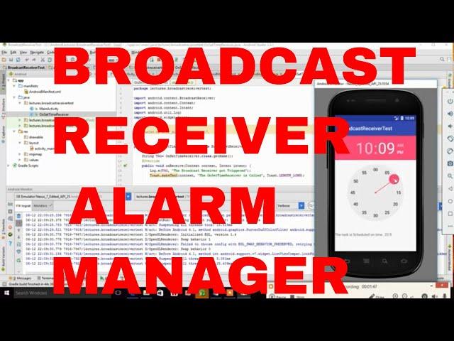 Android Broadcast Receiver Alarm Manager