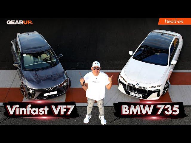 'DRAG RACE': Vinfast VF7 Plus vs BMW 735i M Sport [For Fun Only] | GearUp