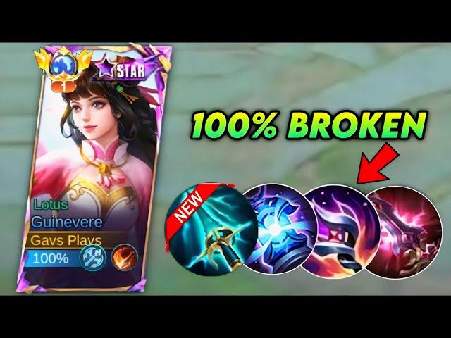 GUINEVERE NEW HIGH DAMAGE BUILD 2024!! ( Guinevere best build 2024 )