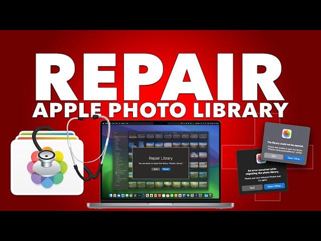 Apple Photos on your Mac not working?  Try REPAIRING your library!