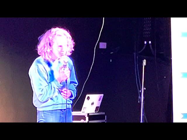 Jo Sarginson at the Chortle Student Comedy Award 2022