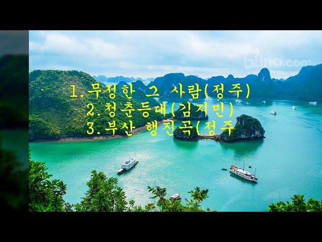 바다노래 메들리(6) /1.무정한 그 사람  2.청춘등대 3.부산 행진곡 / 베트남 하롱베이(Vietnam Halong bay) / (05417 - 240619)