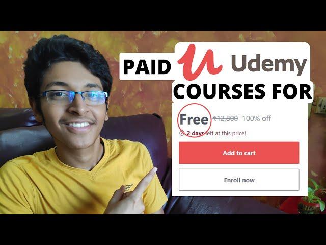 How To Get Paid Udemy Courses for FREE with CERTIFICATE in 2020?! | Lifetime Access!