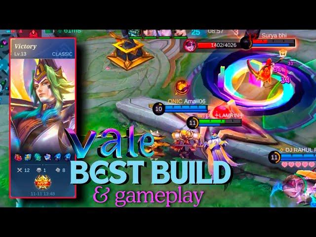 "️ Vale Epic Skin Gameplay - Ultimate Storm Master  | MLBB Best Moments!"