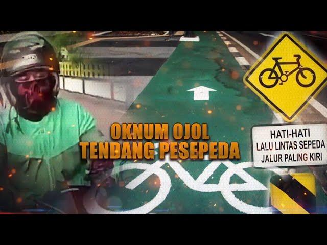 Viral Ojol Tendang Pesepeda di Jalur Sepeda | AKIP tvOne