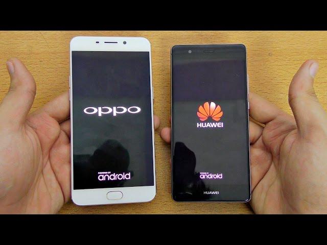 Huawei P9 vs Oppo F1 Plus - Speed Test! (4K)