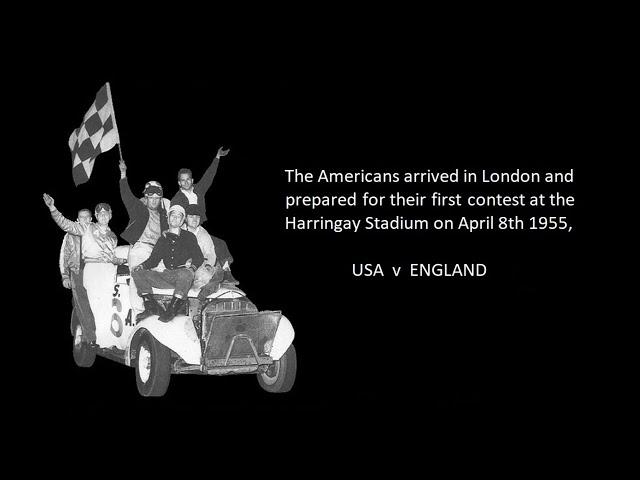 The 1955 American Stock Car Tour Across England.