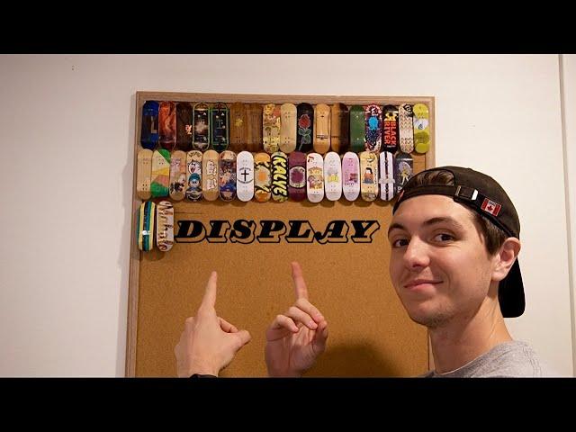 DIY Fingerboard Deck Display! SUPER EASY!