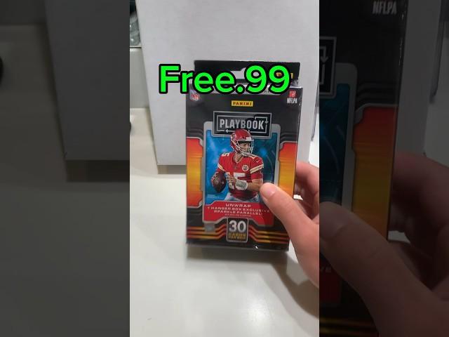 We got a free box of sports cards! #shorts #sportscards #footballcards