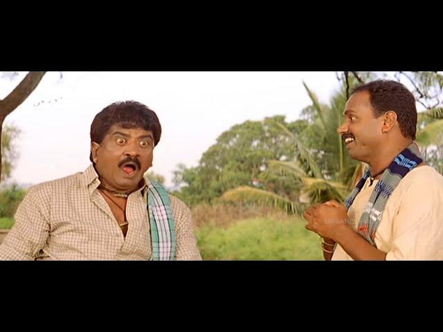 Barber Won 10 Lakh Lottery | Sathyajith Comedy Scenes | PN Sathya |  Saradara Kannada Movie