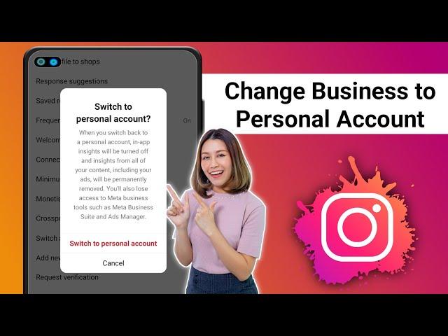 how to change business to personal account in instagram (2025)