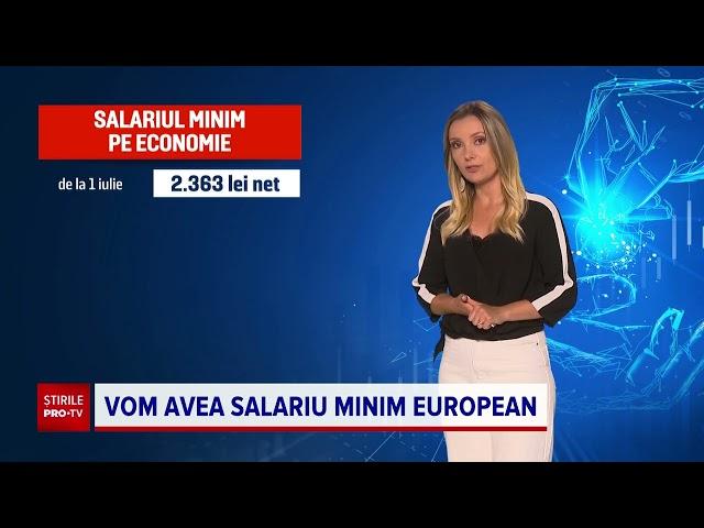 România va trece, din toamnă, la salariul minim european