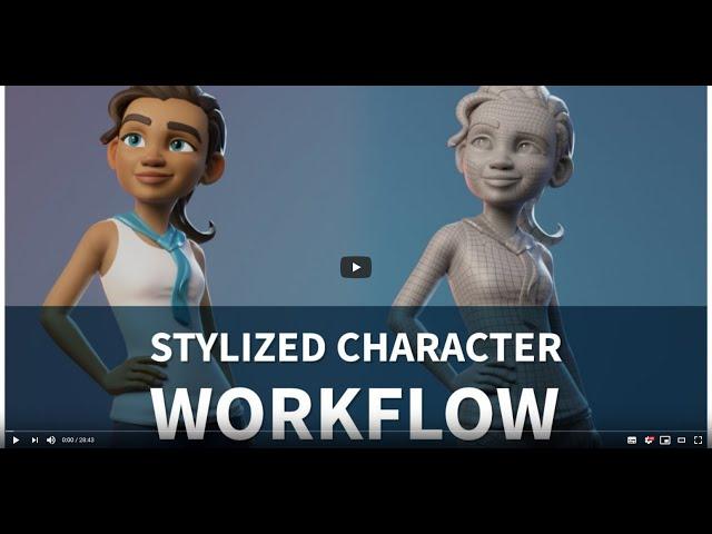 Stylized Character Workflow with Blender 2 81